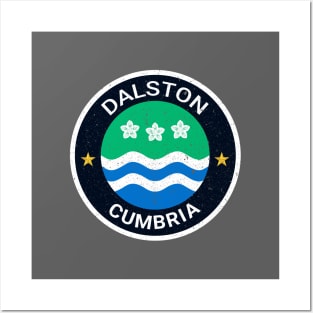 Dalston - Cumbria Flag Posters and Art